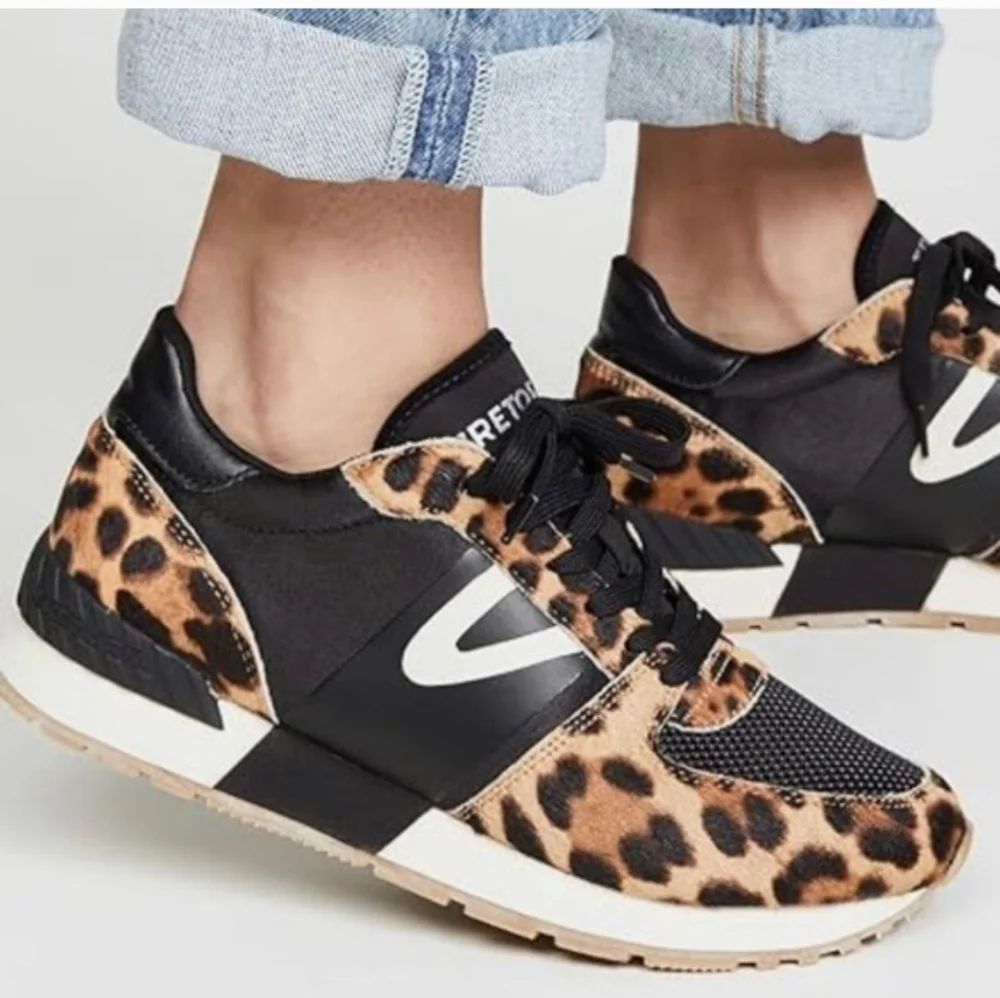 TRETORN Women's Loyola Cheetah print sneakers Size 9